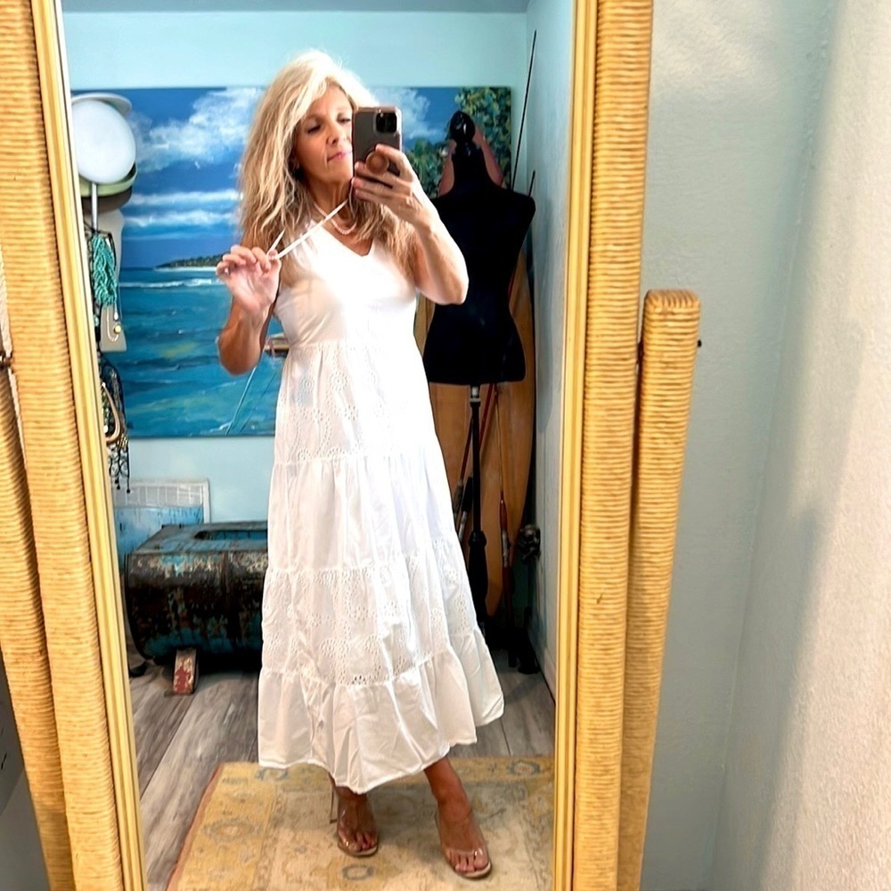 💞Valentina Naldi,Italy,Exceptional Piece, Eyelet Panels,Completely Lined,Size S - Picture 3 of 17